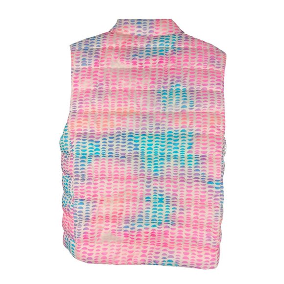 LANDS' END Multi Pastel Print Puffer Vest  Sz XXS - Picture 2 of 8